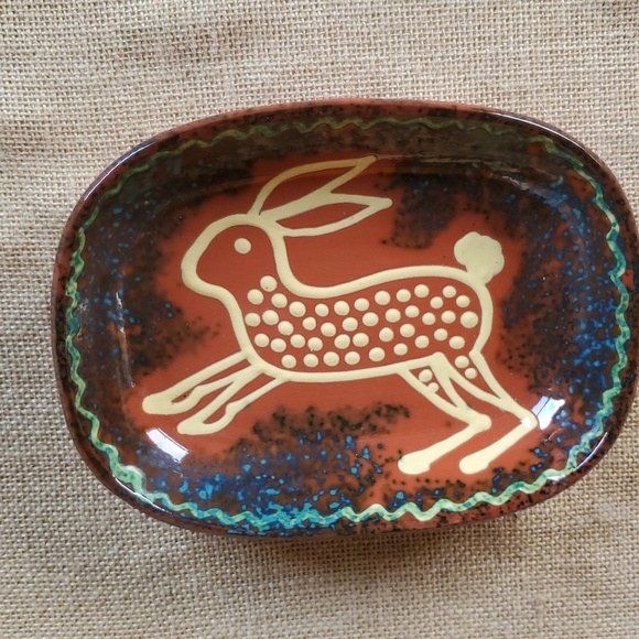 SIGNED Jeff White Redware Pottery of a Rabbit/Hare. Excellent Vintage (1990) con - Picture 4 of 11